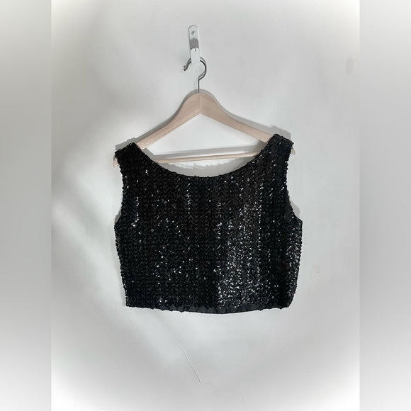 Sequin top black - Picture 4 of 6
